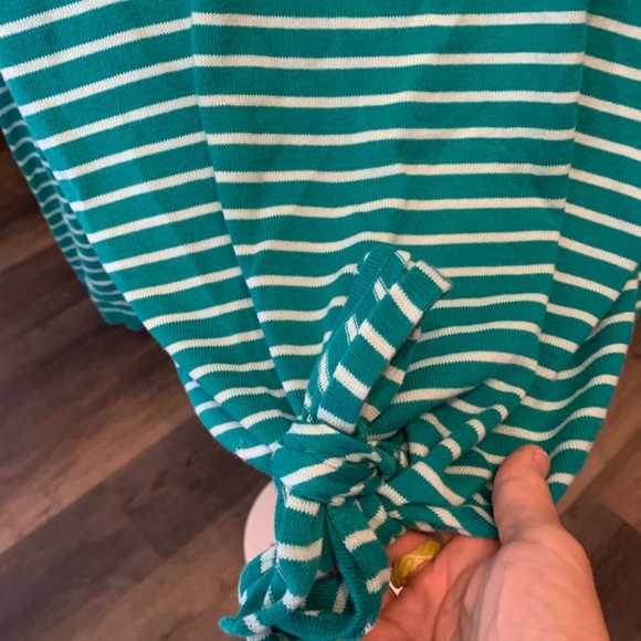 Talbots bottom tie cotton and Re cell striped sweater . Worn about‎ 5x - Picture 4 of 6